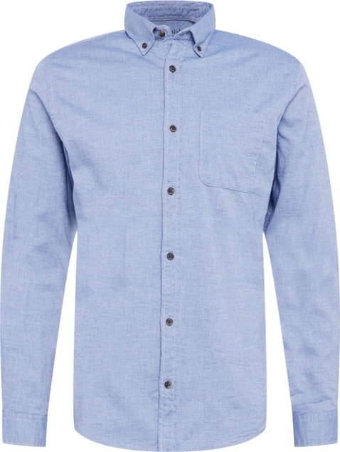 Niebieska koszula Jack & Jones w stylu casual z bawełny