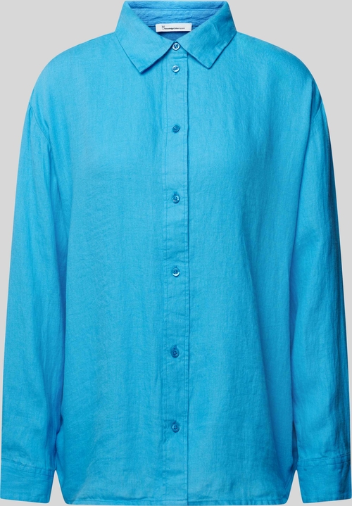Niebieska koszula Knowledge Cotton Apparel