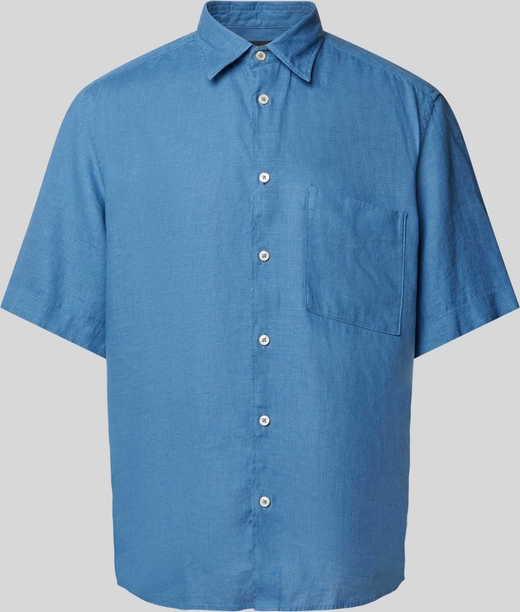 Niebieska koszula Marc O'Polo z lnu