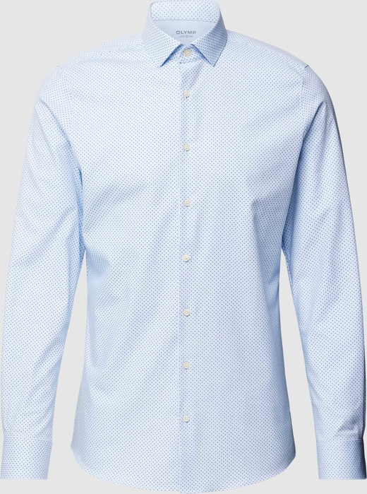 Niebieska koszula Olymp Level Five w stylu casual