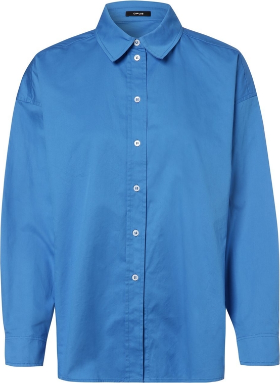 Niebieska koszula Opus w stylu casual
