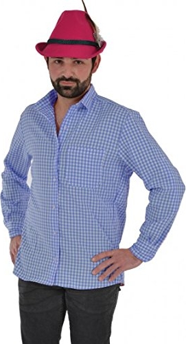 Niebieska koszula Partychimp w stylu casual z długim rękawem