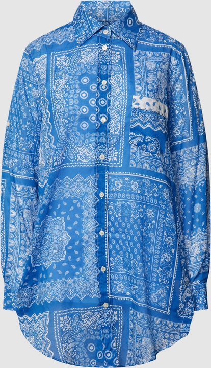 Niebieska koszula Peek&Cloppenburg z bawełny
