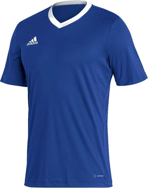 Niebieska koszulka dziecięca Adidas dla chłopców z tkaniny