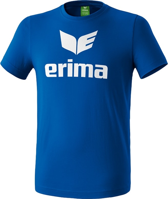 Niebieska koszulka dziecięca Erima z bawełny dla chłopców