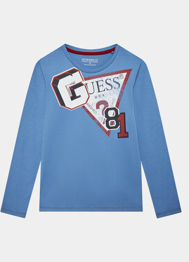 Niebieska koszulka dziecięca Guess dla chłopców