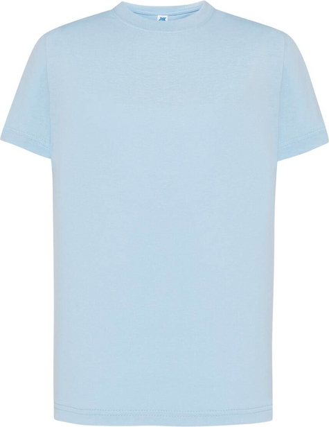 Niebieska koszulka dziecięca JK Collection z krótkim rękawem z bawełny dla chłopców
