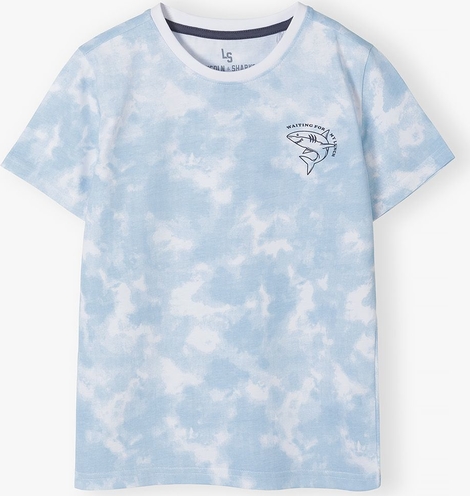 Niebieska koszulka dziecięca Lincoln & Sharks By 5.10.15. dla chłopców