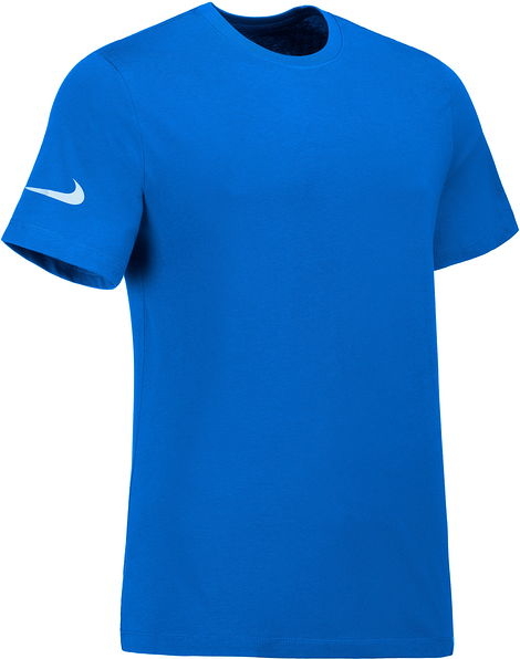 Niebieska koszulka dziecięca Nike z bawełny