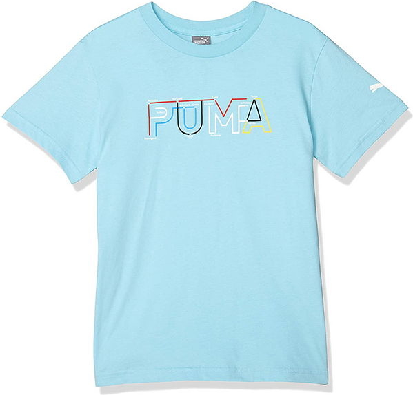 Niebieska koszulka dziecięca Puma dla chłopców