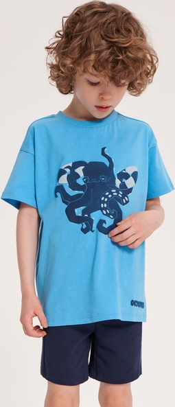 Niebieska koszulka dziecięca Sinsay dla chłopców