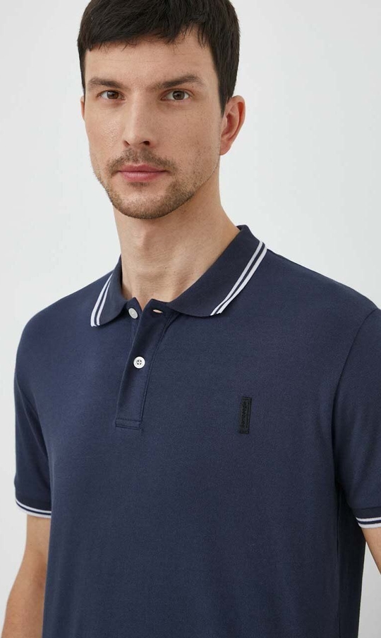 Niebieska koszulka polo answear.com