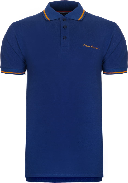 Niebieska koszulka polo Pierre Cardin w stylu casual