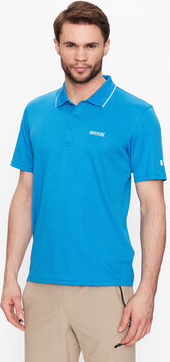 Niebieska koszulka polo Regatta w sportowym stylu