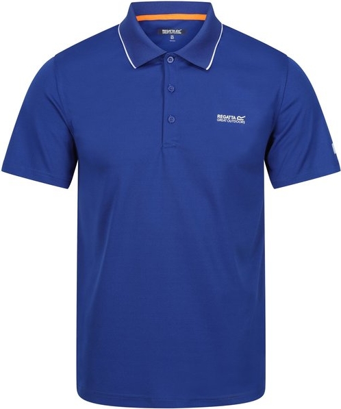 Niebieska koszulka polo Regatta z krótkim rękawem w stylu casual