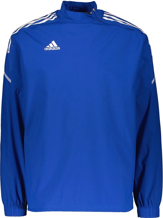 Niebieska koszulka z długim rękawem Adidas z długim rękawem