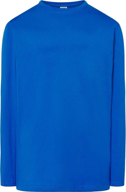 Niebieska koszulka z długim rękawem JK Collection w stylu casual
