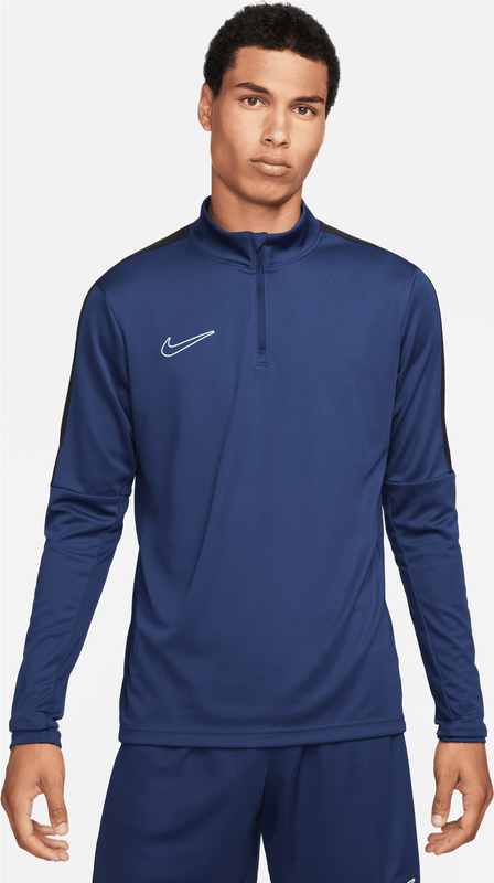 Niebieska koszulka z długim rękawem Nike w sportowym stylu