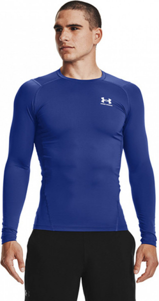 Niebieska koszulka z długim rękawem Under Armour w sportowym stylu