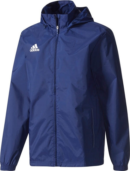 Niebieska kurtka Adidas Teamwear z tkaniny