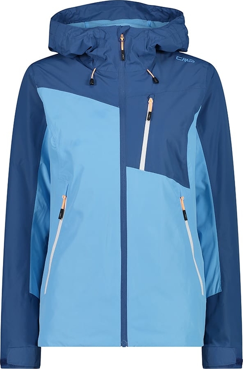 Niebieska kurtka CMP wiatrówki w sportowym stylu z tkaniny
