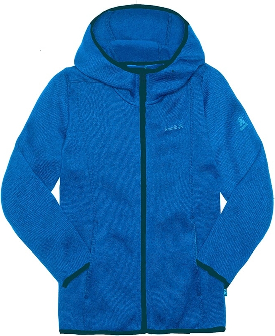 Niebieska kurtka Kamik w stylu casual