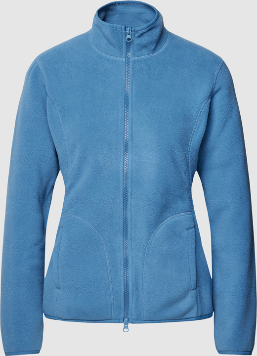 Niebieska kurtka Montego w stylu casual krótka