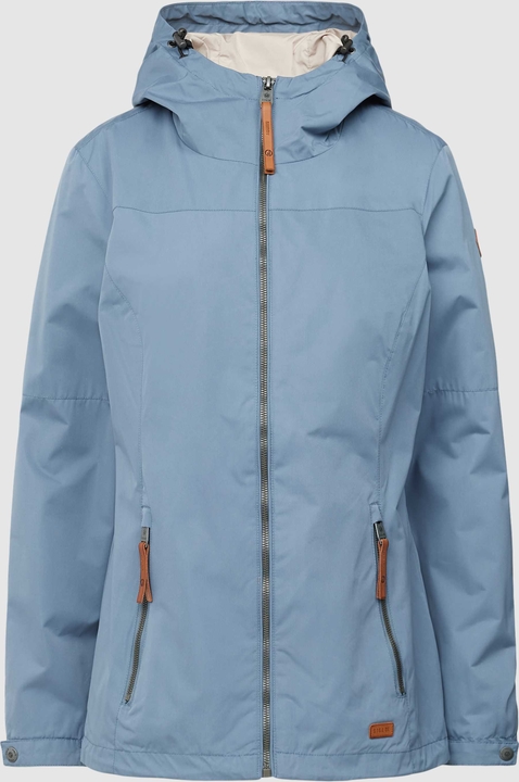 Niebieska kurtka Peek&Cloppenburg krótka w stylu casual z kapturem