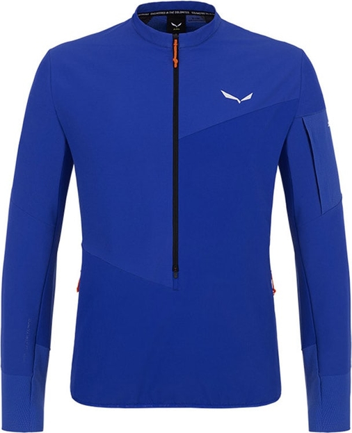 Niebieska kurtka Salewa krótka w sportowym stylu