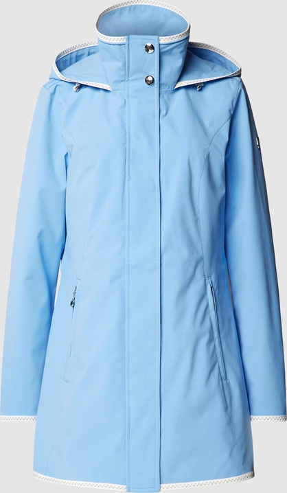 Niebieska kurtka Wellensteyn wiatrówki w stylu casual długa