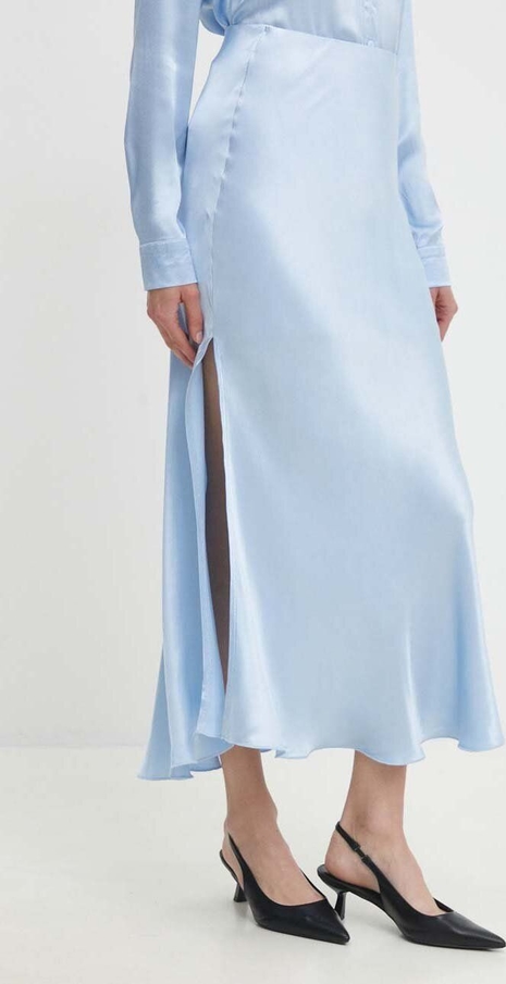 Niebieska spódnica Answear Lab maxi
