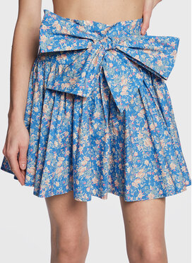 Niebieska spódnica Custommade mini w stylu casual