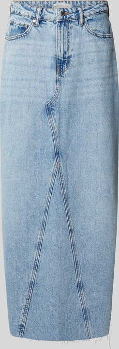 Niebieska spódnica Gina Tricot z bawełny w stylu casual midi