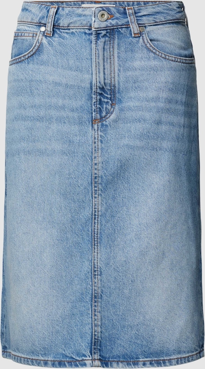 Niebieska spódnica Marc O'Polo w stylu casual mini z bawełny