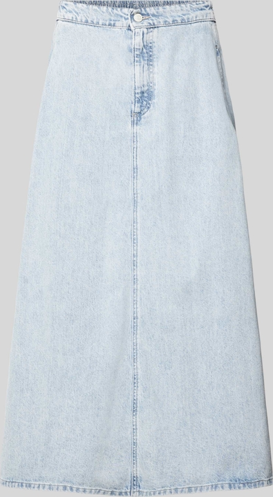 Niebieska spódnica Marc O'Polo z jeansu midi