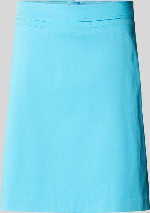 Niebieska spódnica More & More z bawełny midi