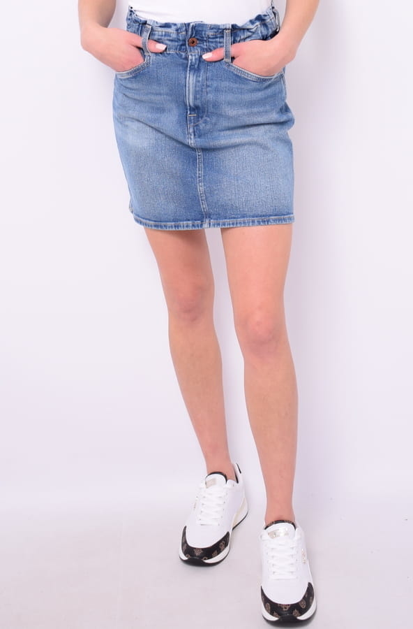 Niebieska spódnica Pepe Jeans w stylu casual mini