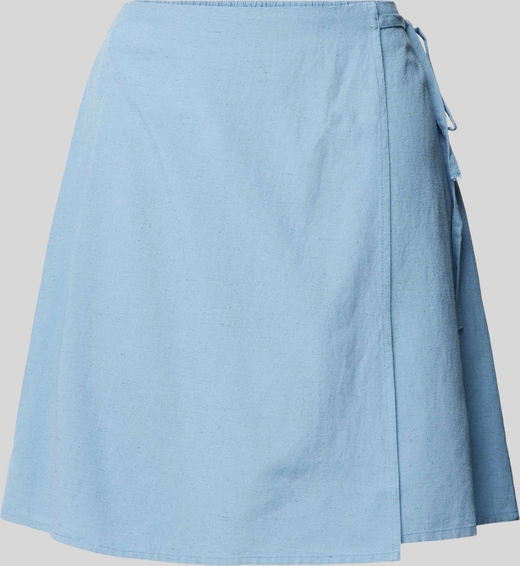Niebieska spódnica Pieces w stylu casual