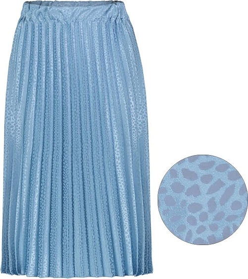 Niebieska spódnica SUBLEVEL w stylu casual midi