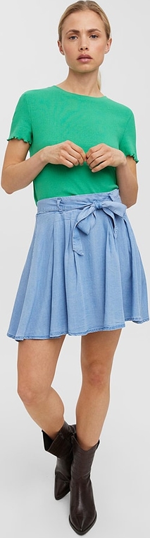 Niebieska spódnica Vero Moda w stylu casual mini