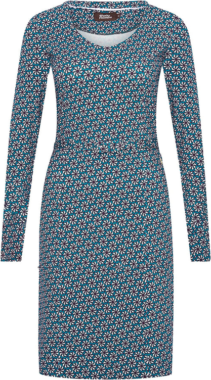 Niebieska sukienka 4funkyflavours mini z długim rękawem w stylu casual