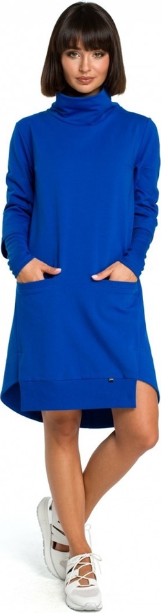 Niebieska sukienka Be z bawełny