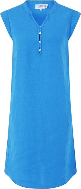 Niebieska sukienka Cartoon w stylu casual
