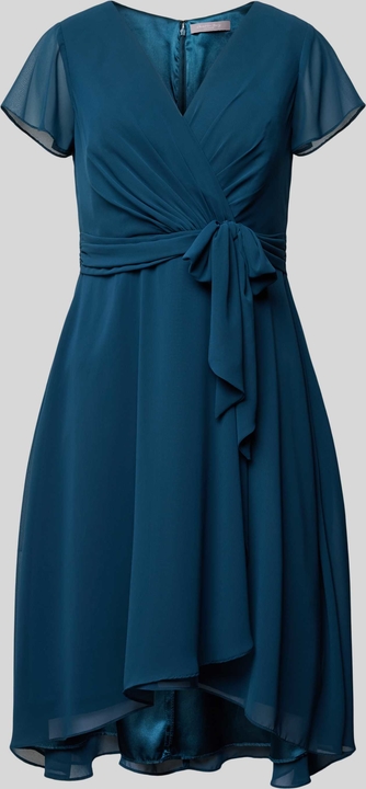 Niebieska sukienka Christian Berg mini w stylu casual z krótkim rękawem