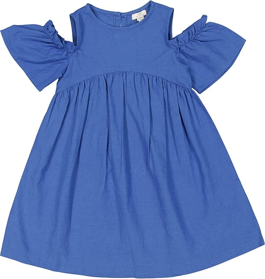 Niebieska sukienka dziewczęca OVS z lnu