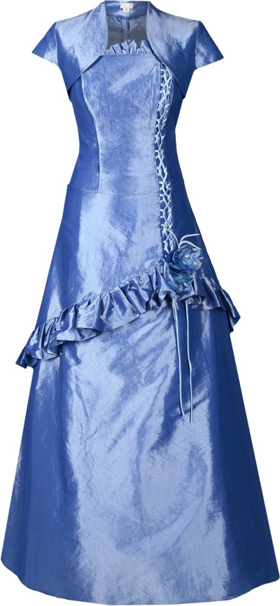 Niebieska sukienka Fokus maxi