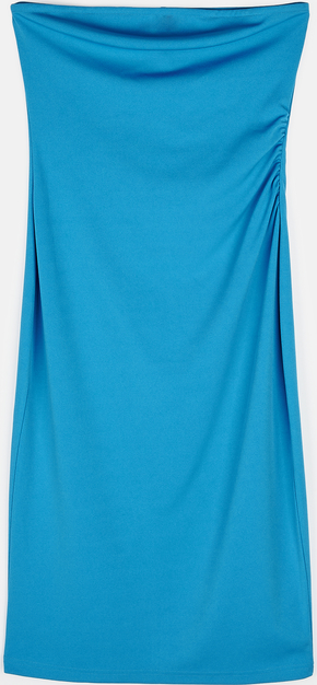 Niebieska sukienka Gate bez rękawów mini w stylu casual