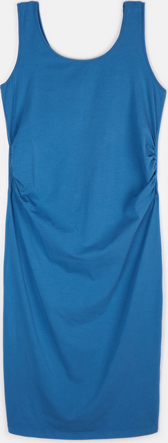 Niebieska sukienka Gate z bawełny mini w stylu casual