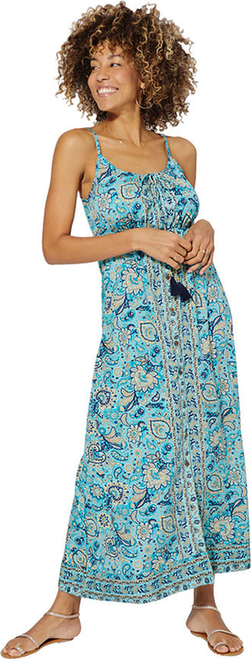 Niebieska sukienka Ipanima na ramiączkach