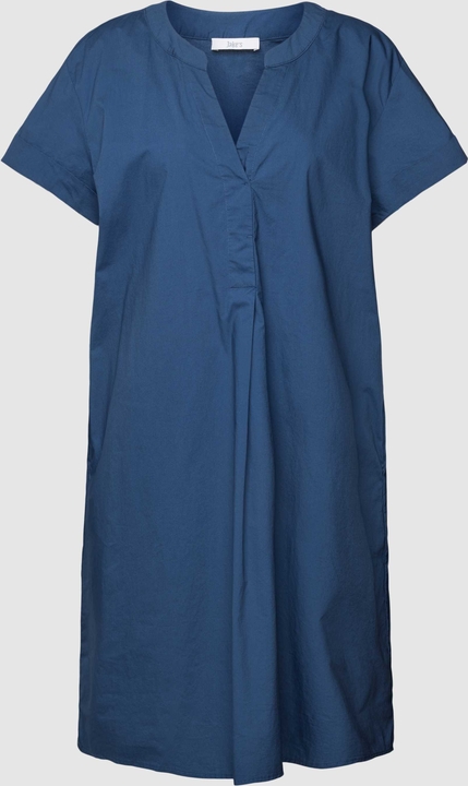 Niebieska sukienka Jake*s z bawełny z krótkim rękawem